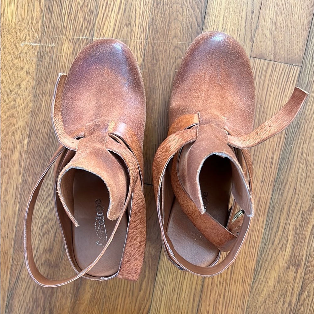 Brown Leather Ankle Boots